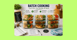 Batch cooking made easy and healthy