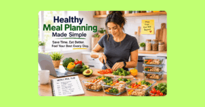 Healthy meal prep and planning 