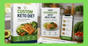 Personalized keto plan mockup scene