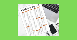 Printable keto foods checklist